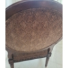 Image 3 : Bergere Style Chair 28 W, 21 D, 41 T and Barstool 16" Diameter at Base, 34.5 T 