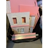 Image 2 : several pieces of doll house, furniture supplies, and a unassembled pink dollhouse