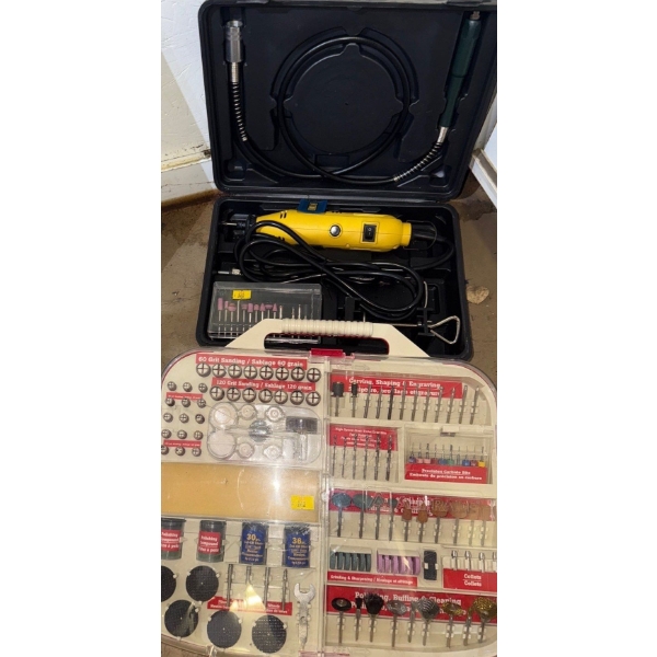 Complete Rotary Tool Kit w/ Hundreds of Accessories 