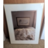 Image 1 : Framed Art Print Featuring Nude Sketch & Plush Dog On Bedding