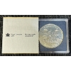 Image 1 : 1989 Canadian $1 Mackenzie River Bicentennial Silver Dollar 23.3 Grams - 50% Silver 50% Copper