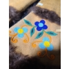 Image 2 : Indigenous Fur Gloves With Beaded Flower Design