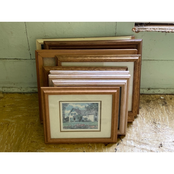 10 piece Set of Framed art