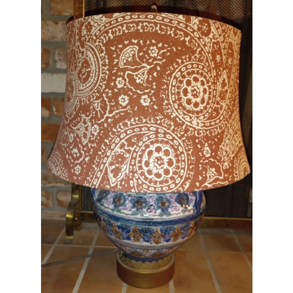 Hampton Style Boho Hippie Flower Design Table Lamp 19"tall