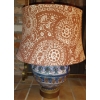 Image 1 : Hampton Style Boho Hippie Flower Design Table Lamp 19"tall