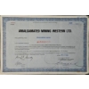 Image 1 : Vintage Stock Certificate (1984, Amalgamated Mining Western Ltd.) #2