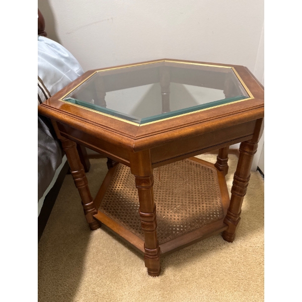 Octagon Side Table 27D x 21H