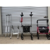 Image 1 : Medical Mobility Lot: Gemino Walker, Evolution Walker, Crutches, and Folding Walker