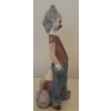 Image 4 :  LLADRO Porcelain Sad Clown w/ Canine Companion 8T