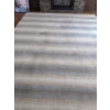 Image 1 : Brown and Blue Striped Area Rug WxH