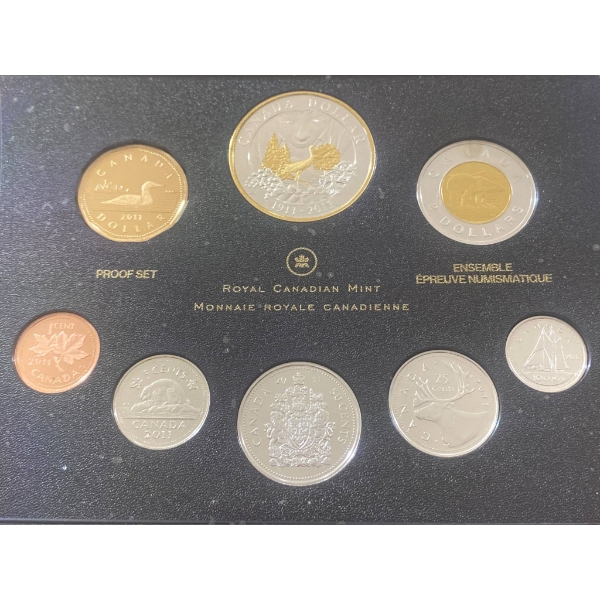 2011 Canadian Proof Coin Set by Royal Canadian Mint
