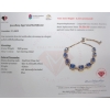 Image 3 : Silver Tanzanite gemstone Bracelet 9.2 ct Certified  ($6,014 Appraisal)