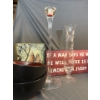 Image 7 : Large Homewares Collection - Glassware, Art Print, Big Box of Tupperware, Decor, Decorative Plates 