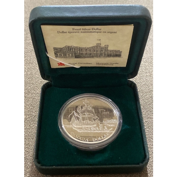 1999 Proof Dollar 92.5% Silver 25.175 Grams