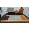 Image 2 : Economy Canadian Woodenware Co. Wash Board, 2 Brown Glass Jugs, Lidded Crock + Bird House