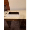 Image 2 : Sewing Desk with Hidden Machine Compartment and Storage Drawers with Sewing Contents