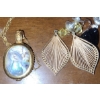 Image 5 : Selection of Fashion Earrings/ Necklaces- "Golden"
