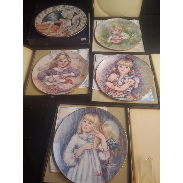 Collection of Plates Including: "The Blossoming of Suzanne- Innocence"