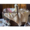 Image 3 : Assortment Of Ukrainian Style Linens & Doilys w/Punch Bowl & Brass