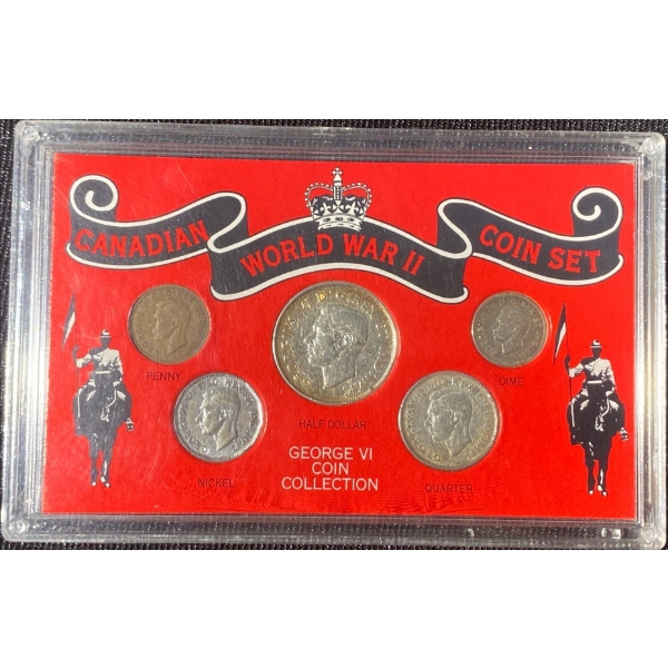 Canadian World War II King George VI Coin Collection