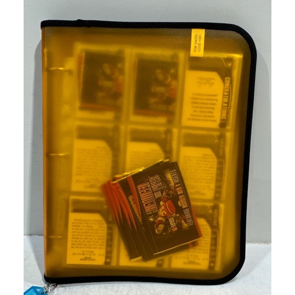 Binder of In the Game Between the Pipes 2013/14 Collector Hockey Cards