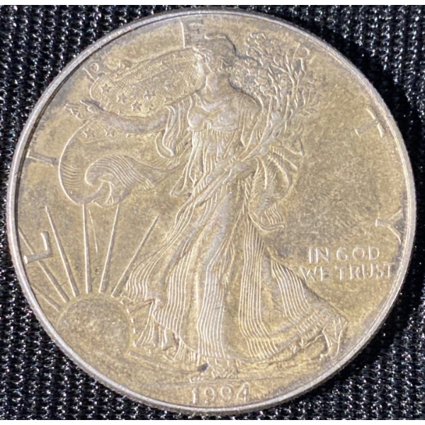 1994 American Troy Ounce Fine Silver Dollar