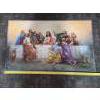 Image 1 : "The Last Supper" Oil On Board Religious Art 40W