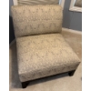 Image 4 : Upholstered Slipper Chairs with Patterned Fabric