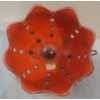 Image 3 : Vintage Swag Lamp  Brown & Orange w/ flower shape