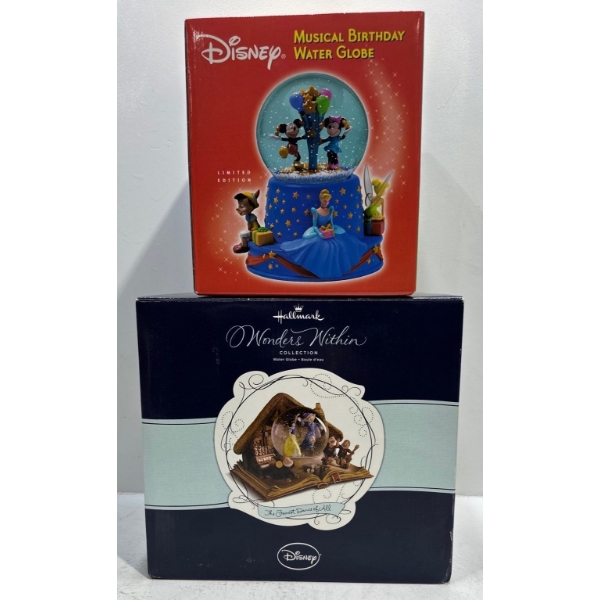 Disney Hallmark Snow Globes 
