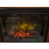 Image 3 : Wood Mantel Electric Fireplace - Designed To Provide Supplemental Heat & Ambiance