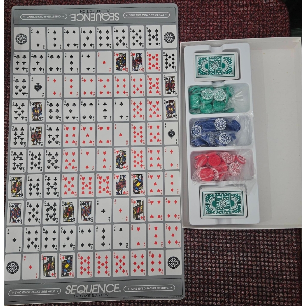 Sequence Deluxe Edition Board Game by Jax