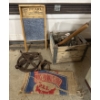 Image 1 : Antique Collections - Wash board, Bottles, and More  