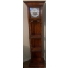 Image 1 : Lovely Tall Wooden Clock w/ Shelves, Made in Germany & Running - 17W, 10D, 66T 