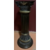 Image 1 : Decorative Pillar with Gold Accents 31 T, 12 Diameter Base 