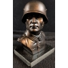 Image 1 : Bronze Nazi Soldier Bust 8.5"Tall - Heavy 