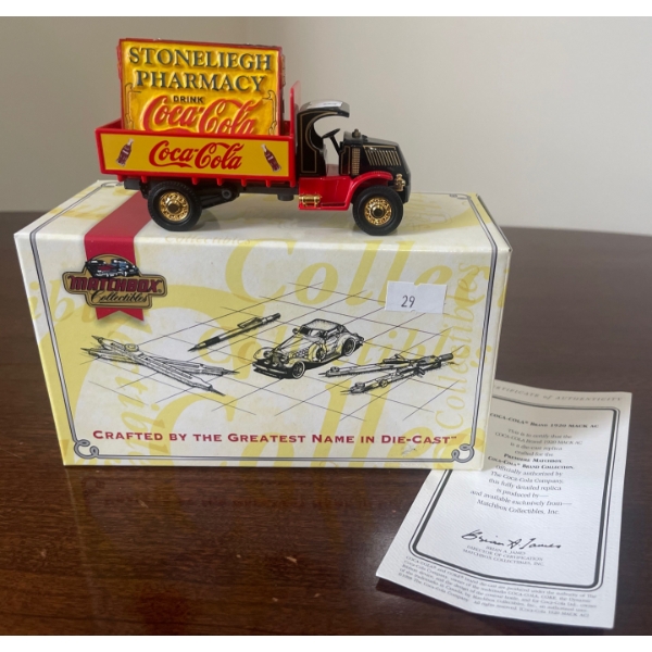 1920 Mack AC Coca Cola Matchbox Collectibles 4.5L