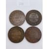 Image 1 : 1910, 1913, 1914, 1920 Canadian Large One Cents
