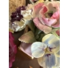 Image 6 : Home Decor Collection - Floral Bone China Vases (Damage), Floral Trinket Box,  Wooden Turtle & More 