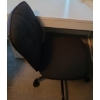 Image 9 : Small Desk 41 w, 29.5 h, 20 d, 5 Shelf Bookcase 17 w, 72.5 h, 15.5 d, Chair 18 w, 37 h, 18 d and Fan