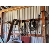 Image 3 : . Bike, cords, belts, chains, and miscellaneous parts Everything on the wall
