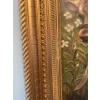 Image 8 :  F. Briggs, 1801, Antique Guernsey Cow & Milkmaid Oil on Canvas  w/ Golden Frame - 38.5x49