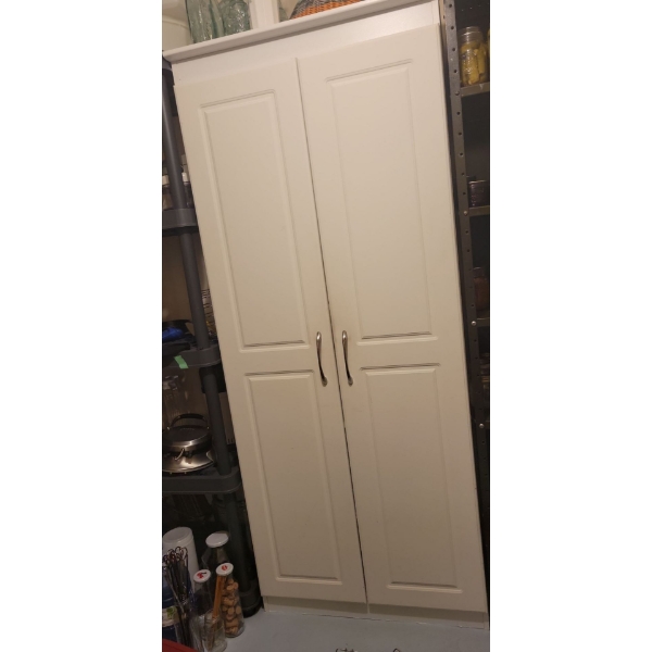 Portable Pantry - Storage Cabinet 6 ft Tall - Contents Not Included - Double Doors