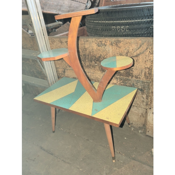 1950s German Multi Tier Plant Stand Table 33"Tall