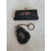 Image 3 : Antique Stamped 10K Yellow Gold Broach (2.52g) w/ Change Purse & Manicure Set