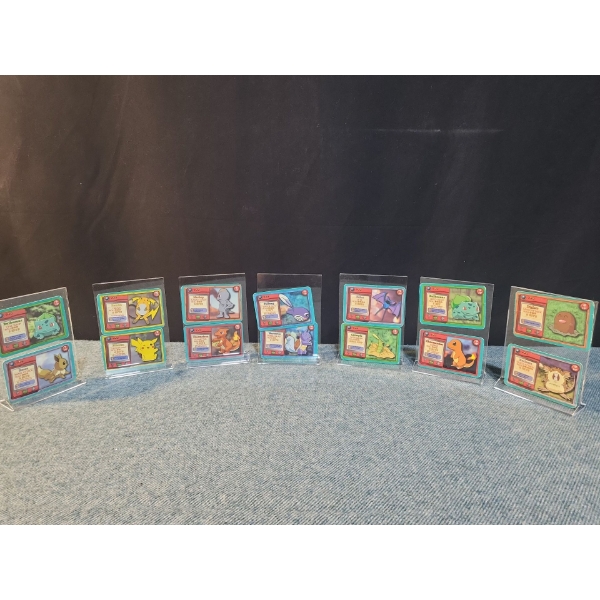 1999 Jr Adventures Pokemon Cards & Display Cases