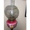 Image 4 : Rare 19 Century Victorian Oil Lamp w/ Extra Chimenea 28T - Stunning 