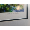 Image 4 : Countryside by Water, Numbered Print, 74/350, Signed: Claude Chambour, Framed Under Glass, 26.5 X 24