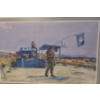 Image 4 : "G Rattery C-18 School", 6/100 Artist: Ken Howard, 22 X 18.5 Framed Under Glass