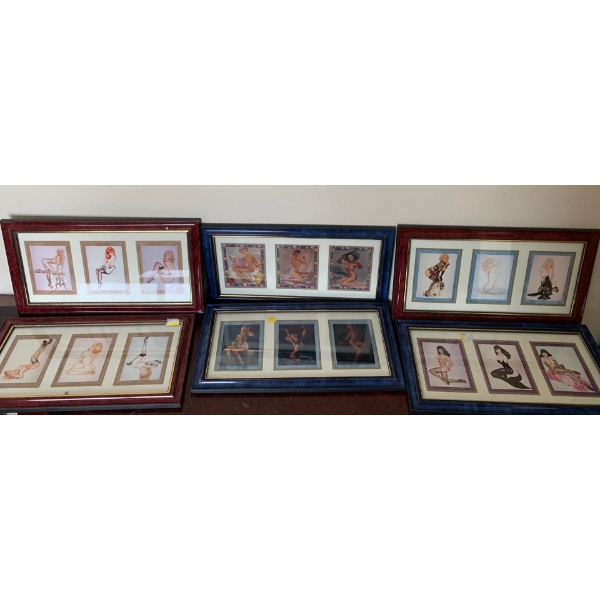 Frisky Females That Make You Feel Randy - Scantily Flad Wall Hangings 15x8